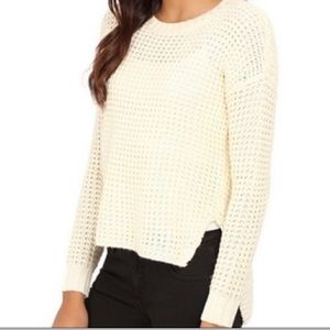 (LAST CHANCE) Sam Edelman white cream Ashlee sweater XS wool